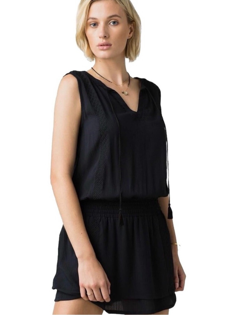 Prana Seaview Sky Dress in Black
